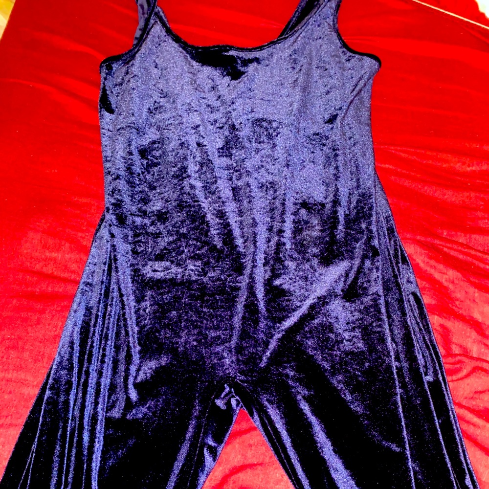 Blue Velvet Jumpsuit